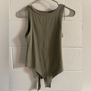 American Eagle Army Green Bodysuit